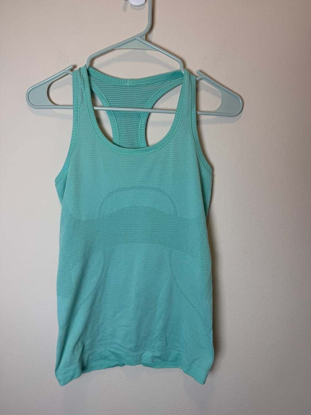 Lululemon Swiftly Tech Racerback Tank Top Size 4 Turquoise Teal